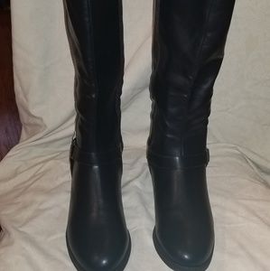 Tall black boots